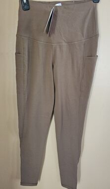 2 NEW Baleaf Grey Brown Leggings Sz XS
